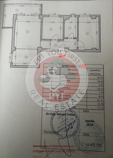 Militari Residence | Apartament 3 camere | 77mp | Decomandat | B12234